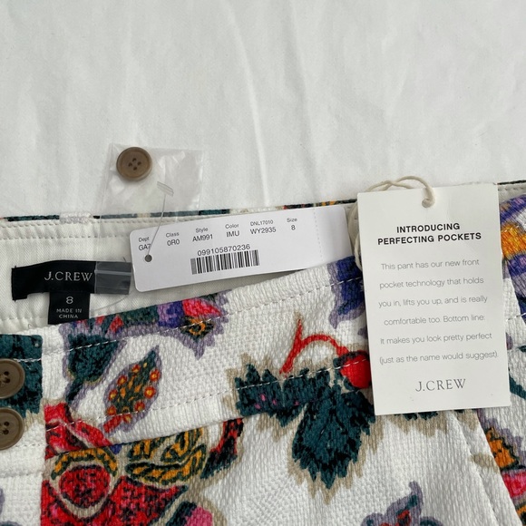 J Crew multi color pattern women’s brand new pants. - Picture 5 of 5